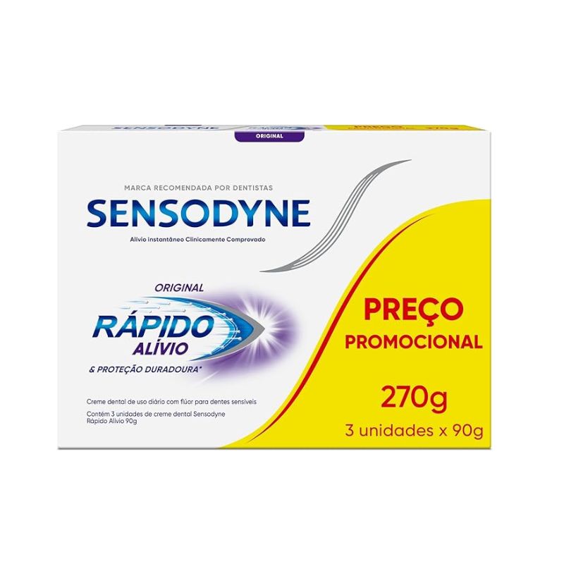 Sensodyne Creme Dental Rápido Alívio