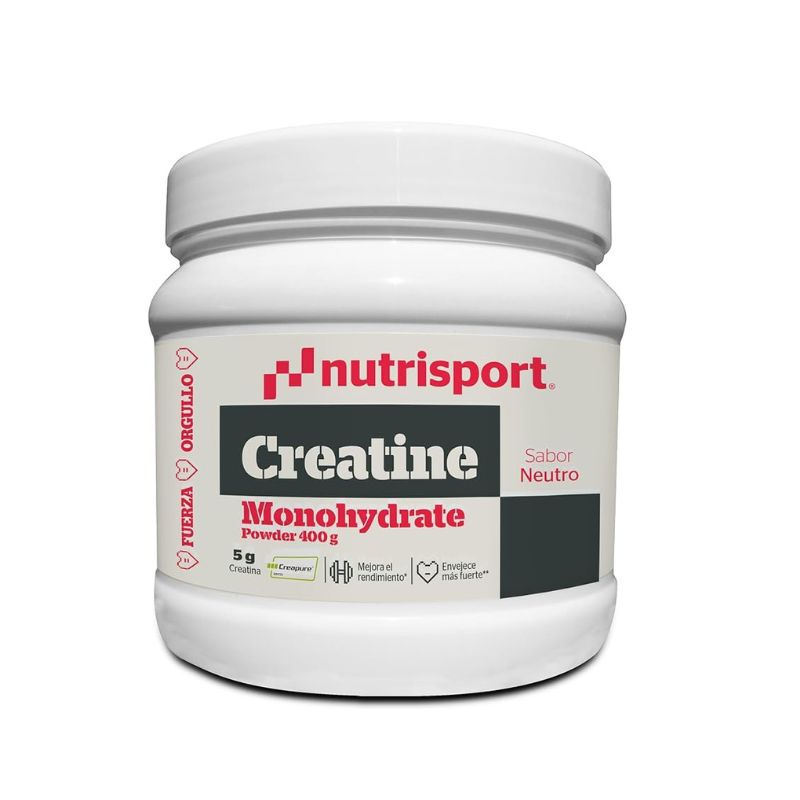 Nutrisport creatina 400 monohidrato 400g sin aditivos