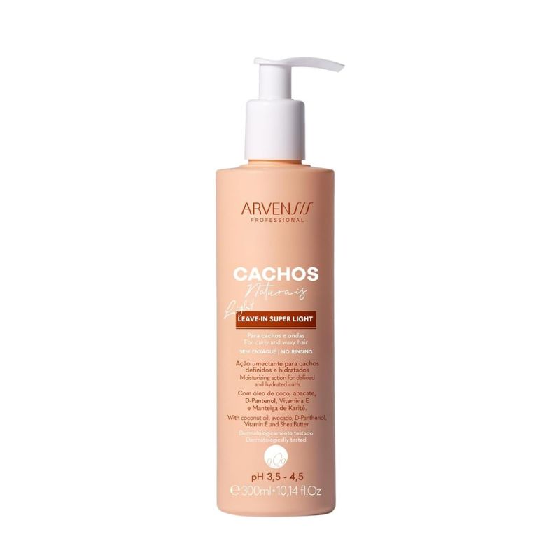 Arvensis Leave-in Super Light para Cabelos Cacheados 300ml