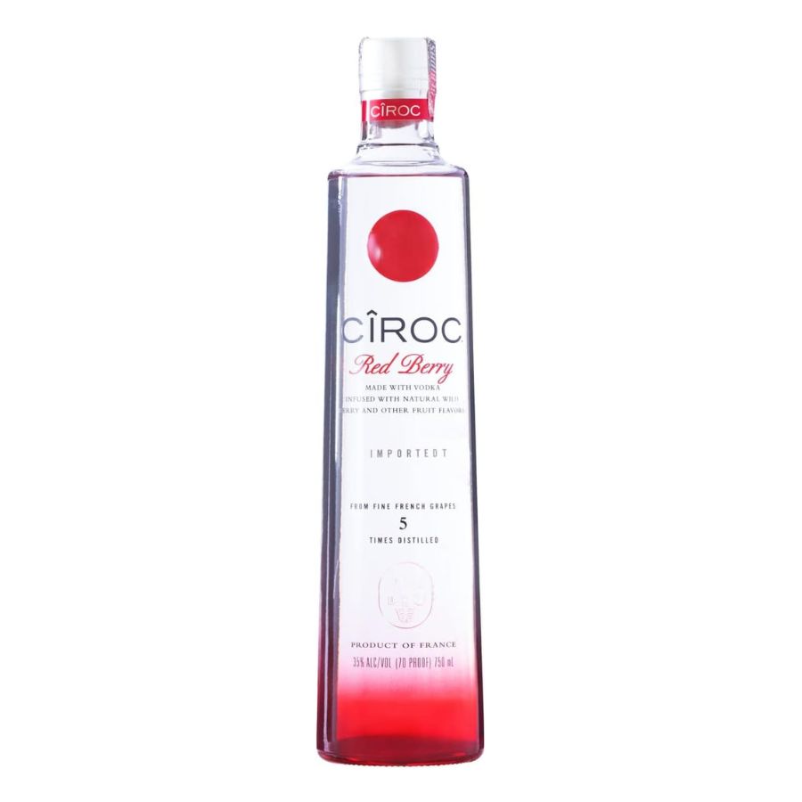 Garrafa de Vodka Ciroc Red Berry 750ml